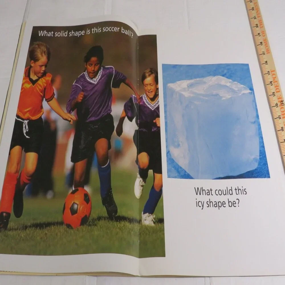 Solid Shapes BIG BOOK (almost 2 feet tall) with teacher pages CLASSROOM SIZE